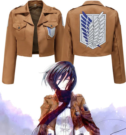 Shingeki No Kyojin Cosplay Anime Costumes No Kyojin Scouting Legion Jacket Costume Dress