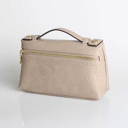 EtherealBe Luxurious Faux Crocodile Makeup Bag