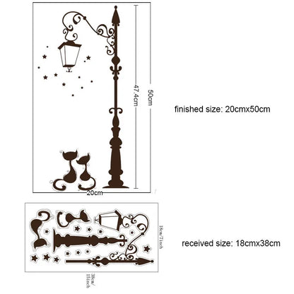 Cute Cat Fashion Wall Stickers Funny Cat Stickers Living Room Decor Tv Wall Decor Child Kids Bedroom Vinyl Home decor BRC08