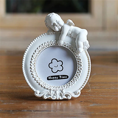 White Mini Picture Frame for Lovely Baby,Heart Shaped Photo Frames Home Decor,Porta Retrato Moldura Creative Wedding Photo Frame