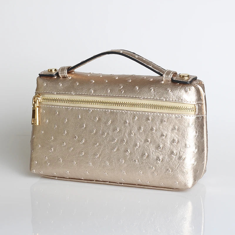 EtherealBe Luxurious Faux Crocodile Makeup Bag