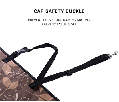 Pet Carriers Dog Car Seat Cover Carrying for Dogs Cat Mat Blanket Rear Back Hammock Pet Carriers Bag Protector transportin perro