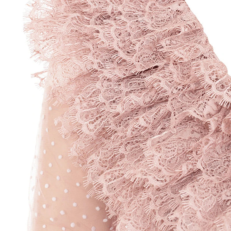 2022 New Summer Women Bandage Mini Pink Dress Sexy V Neck Long Sleeve Backless Elegant Lace Bodycon Club Party Dress Vestidos