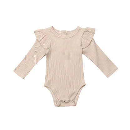 6 Colors Autumn Winter Knitting Rompers Baby Girl Clothes Newborn Baby Bodysuit Long Sleeve Jumpsuit Romper Outfits 0-2 Years
