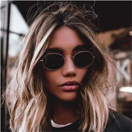 DYTYMJ New Arrival 2023 Women's Sunglasses Retro Oval Sunglasses Women Brand Designer Eyeglasses Vintage Luxury Female Shades
