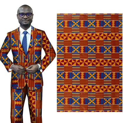 Africa Ankara Prints Ghana Kente Fabric Guaranteed Real Wax 100% Cotton High Quality African Sewing Pagne For Party Dress 6yards