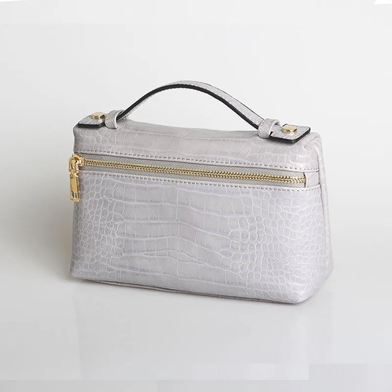 EtherealBe Luxurious Faux Crocodile Makeup Bag
