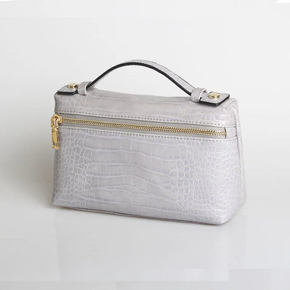 EtherealBe Luxurious Faux Crocodile Makeup Bag
