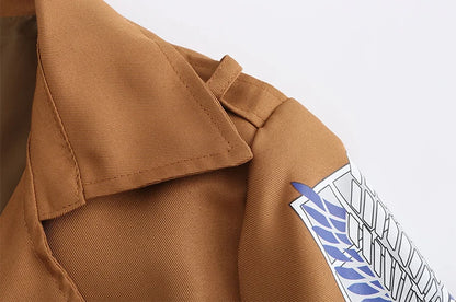 Shingeki No Kyojin Cosplay Anime Costumes No Kyojin Scouting Legion Jacket Costume Dress