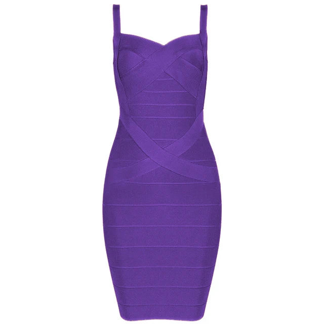 Women'S Sexy Bandage Dresses Christmas Autumn Sleeveless Spaghetti Belt Stretching Fitness Club Party Dress Mini Bodyconvestodos
