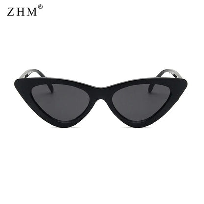 New fashion cute sexy women's sunglasses cat eye female retro brand designer triangle small sunglasses female uv400
