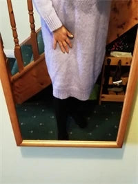 Winter Women Dress Fall Sweater Women Dress Long Sleeve Knitted Dresses Maxi Vintage Oversize Dresses Knitting Thick Warm Purple