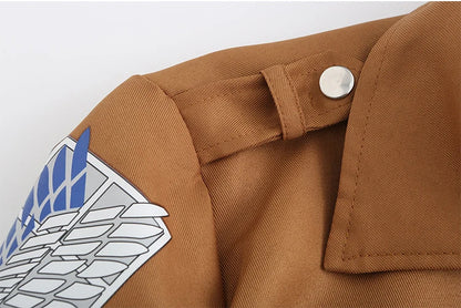 Shingeki No Kyojin Cosplay Anime Costumes No Kyojin Scouting Legion Jacket Costume Dress