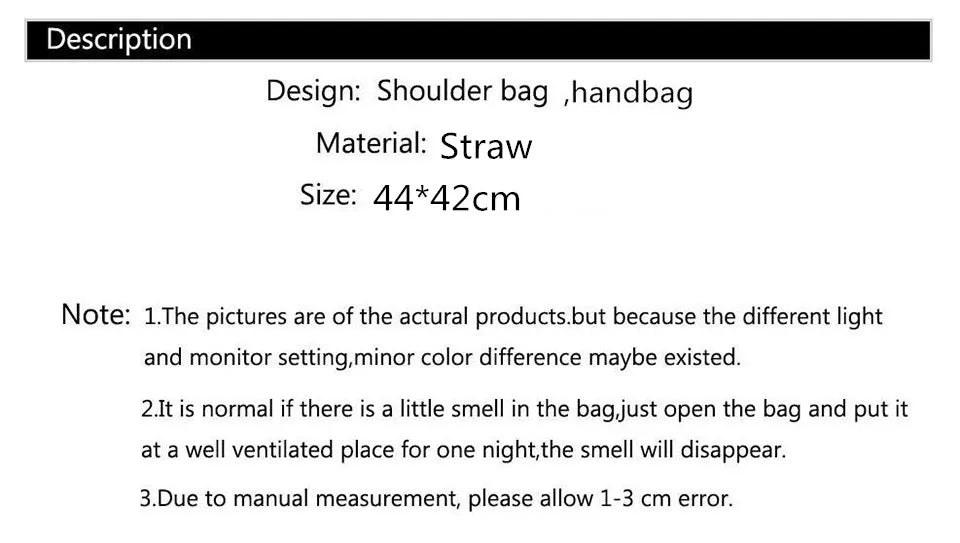 Round Straw Beach Bag Vintage Handmade Woven Shoulder Bag Raffia circle Rattan bags Bohemian Summer Vacation Casual Bags
