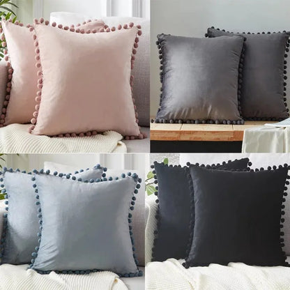 Soft Velvet Cushion Cover Decorative Pillow Case Covers Home Decor Room Decoration Sofa Pillowcases Big30×50 45×45 50X50 65X65cm