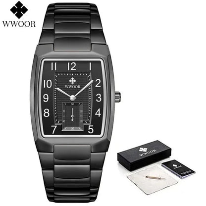 WWOOR Women Watches Gold Casual Ladies Quartz Watch Top Brand Luxury Waterproof Stainless Steel Women's Watches Relogio Feminino