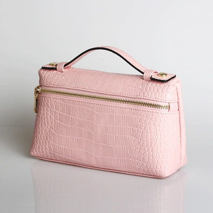 EtherealBe Luxurious Faux Crocodile Makeup Bag