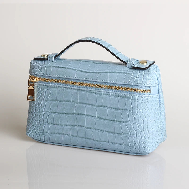 EtherealBe Luxurious Faux Crocodile Makeup Bag