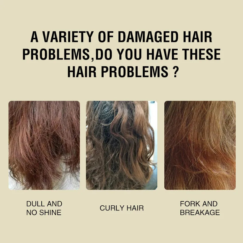 PURC Coconut Oil Magic Hair Mask Repair Damaged Keratin Hair Treatment Smoothing Straightening Cream Hair Care Products
