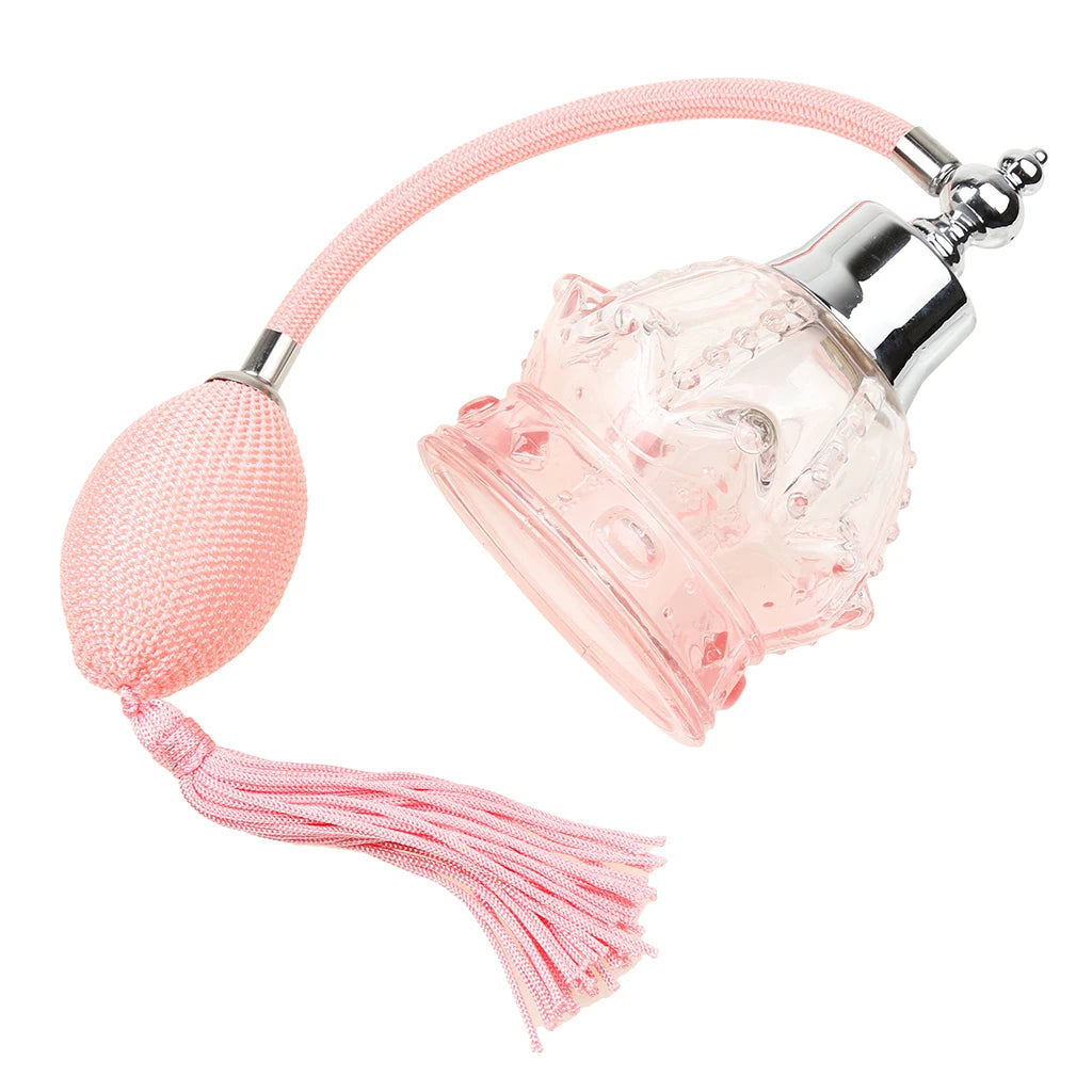 3.4oz Perfume Bottle Elegant Scent Sample Atomizer Container for Women Pink