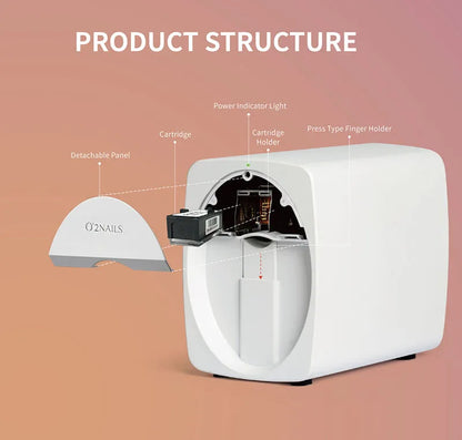 2024 Portable automatic 3d nail printer digital nail printer machine M1 for nail spa and nail salons professional nail printer