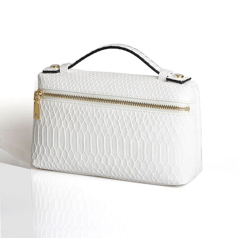 EtherealBe Luxurious Faux Crocodile Makeup Bag