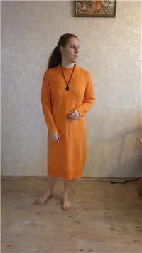 Winter Women Dress Fall Sweater Women Dress Long Sleeve Knitted Dresses Maxi Vintage Oversize Dresses Knitting Thick Warm Purple