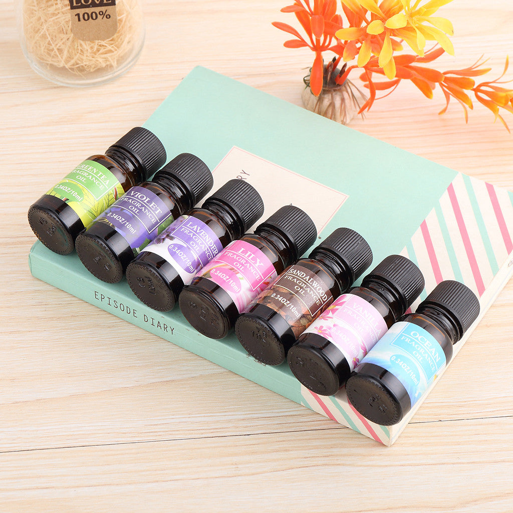 10ml/bottle Essential Oils For Aroma Diffuser Air Humidifier Aromatherapy Water-soluble Oil 12 Kinds Of Fragrance To Choose L5