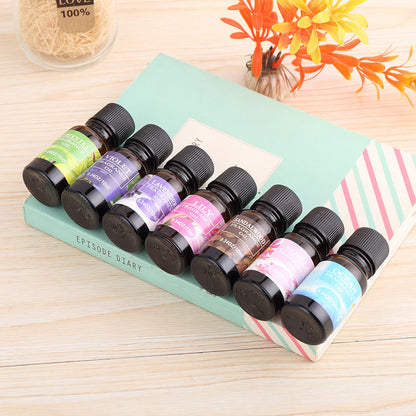 10ml/bottle Essential Oils For Aroma Diffuser Air Humidifier Aromatherapy Water-soluble Oil 12 Kinds Of Fragrance To Choose L5