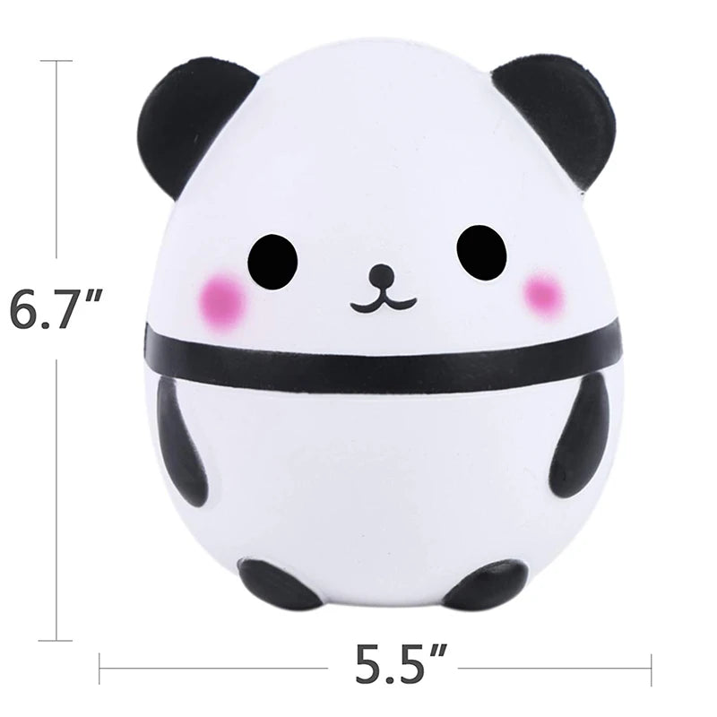 New Jumbo Kawaii Panda Squishy Slow Rising Creative Animal Doll Soft Squeeze Toy Bread Scent Stress Relief Fun for Kid Gift