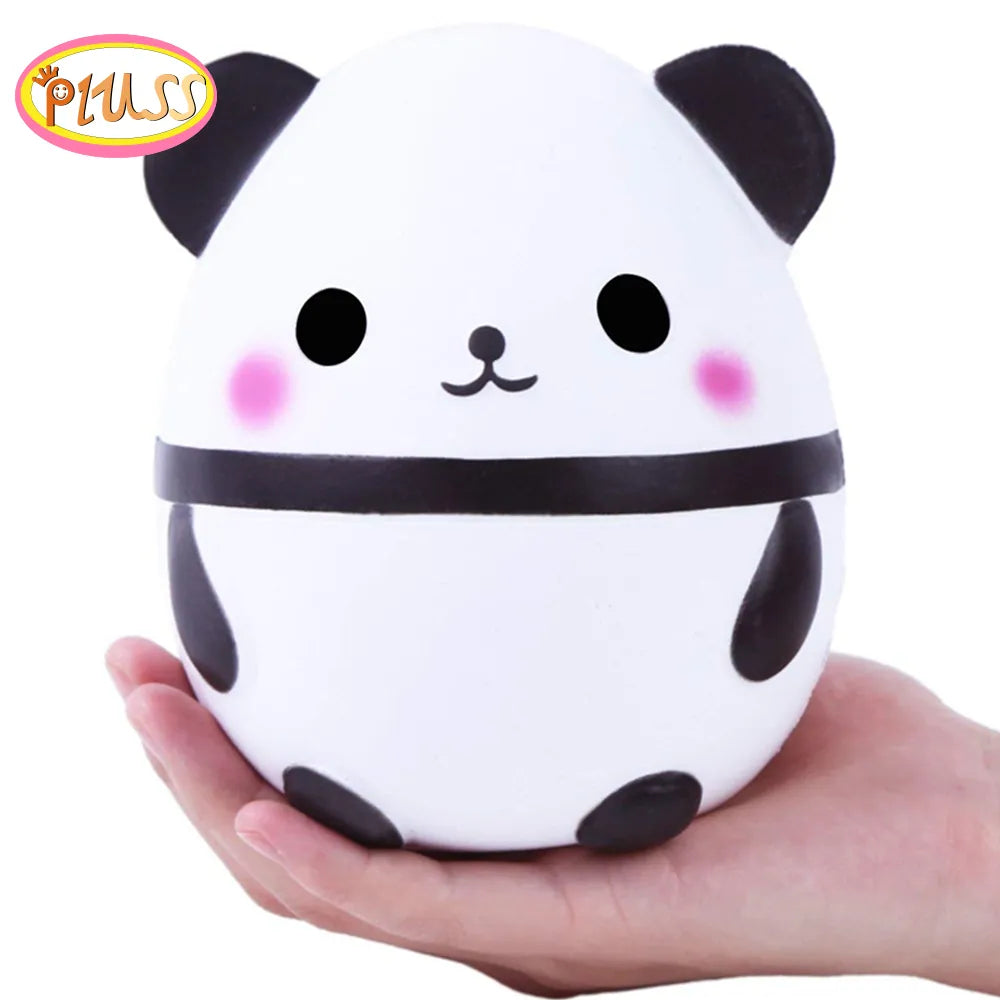 New Jumbo Kawaii Panda Squishy Slow Rising Creative Animal Doll Soft Squeeze Toy Bread Scent Stress Relief Fun for Kid Gift