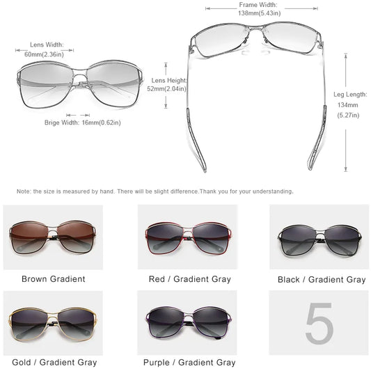 Women Polarized Sunglasses Luxury Fashion Ladies Vintage Brand Designer Female Driving Oversized Sun Glasses Oculos Gafas