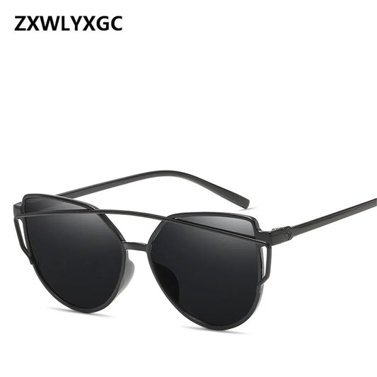 ZXWLYXGX 2020  women's sunglasses trendy retro colorful cat eye sunglasses  oculos de sol masculino