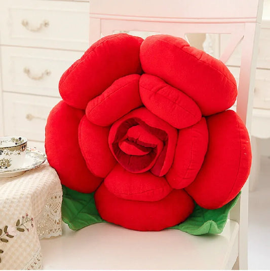Stereoscopic Rose Style Novelty Home Wedding Decorative Pillows Sofa Cushion Soft Pillow cojines Valentine's Day Gift coussin