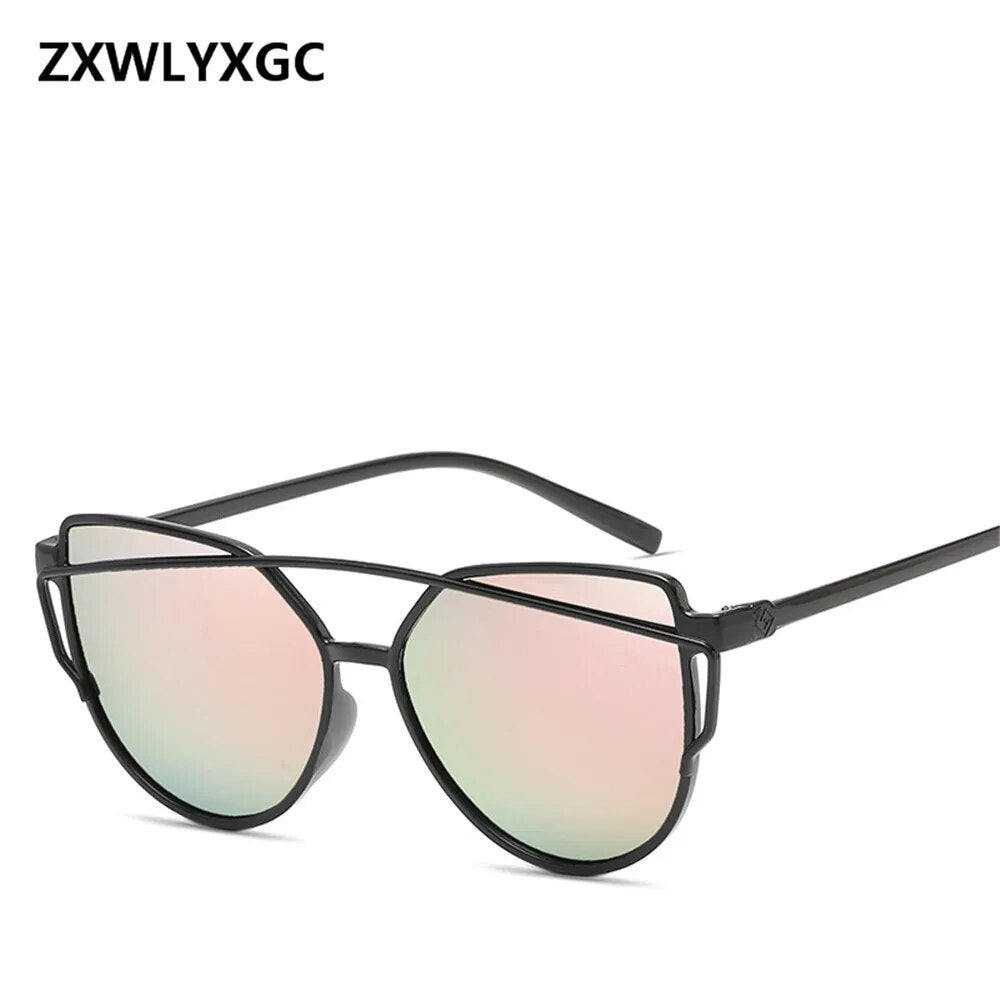 ZXWLYXGX 2020  women's sunglasses trendy retro colorful cat eye sunglasses  oculos de sol masculino
