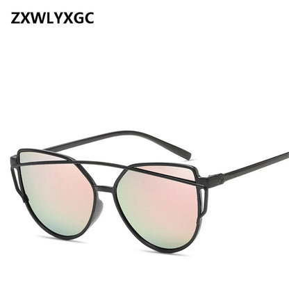 ZXWLYXGX 2020  women's sunglasses trendy retro colorful cat eye sunglasses  oculos de sol masculino