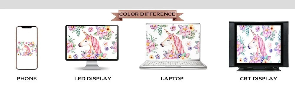 EtherealBe Halloween photo backdrop with floral design featuring a unicorn for festive decor