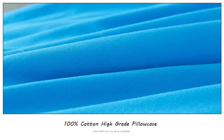 2 piece Cotton 600TC Hotel Pillowcase 19 Solid color pillow case Bedding 70x70cm 50x70 pillow cover Customize any size