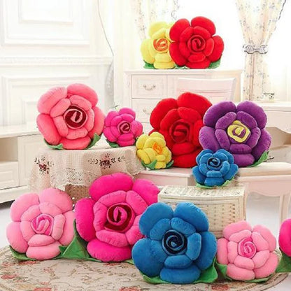 Stereoscopic Rose Style Novelty Home Wedding Decorative Pillows Sofa Cushion Soft Pillow cojines Valentine's Day Gift coussin
