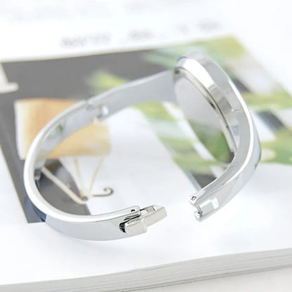 Women Bracelet Watches Crystal Ladies Fashion Stainless Steel Round Dial Unique Designer Quartz-Watch Montres Femme