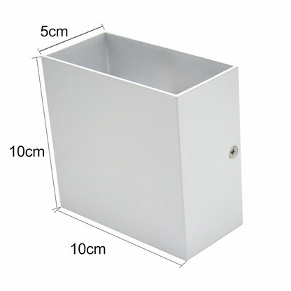 wall light lamps outdoor lighting 6W lampada LED Aluminium rail project Square LED lamp bedside lights bedroom wall decor arts