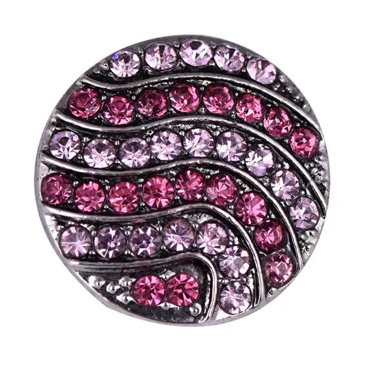 New Fashion Hearts Flowers rhinestone Beauty 20MM snap buttons fit DIY 18MM snap bracelet snap jewelry Christmas Gift