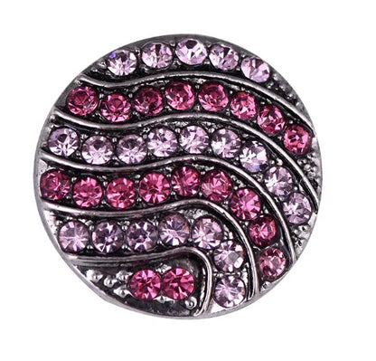 New Fashion Hearts Flowers rhinestone Beauty 20MM snap buttons fit DIY 18MM snap bracelet snap jewelry Christmas Gift