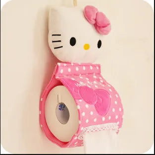 Hot sales Kawaii Cat face Home & Bathroom Tissue Case Box Container Towel Napkin Papers BAG Holder BOX Case Pouch Tissue box