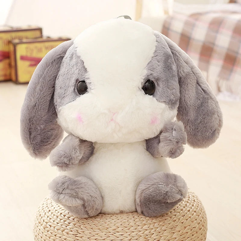 Wholesale cute cartoon rabbit shoulder bag shoulder bag furry toy backpack children's holiday gift Christmas gift