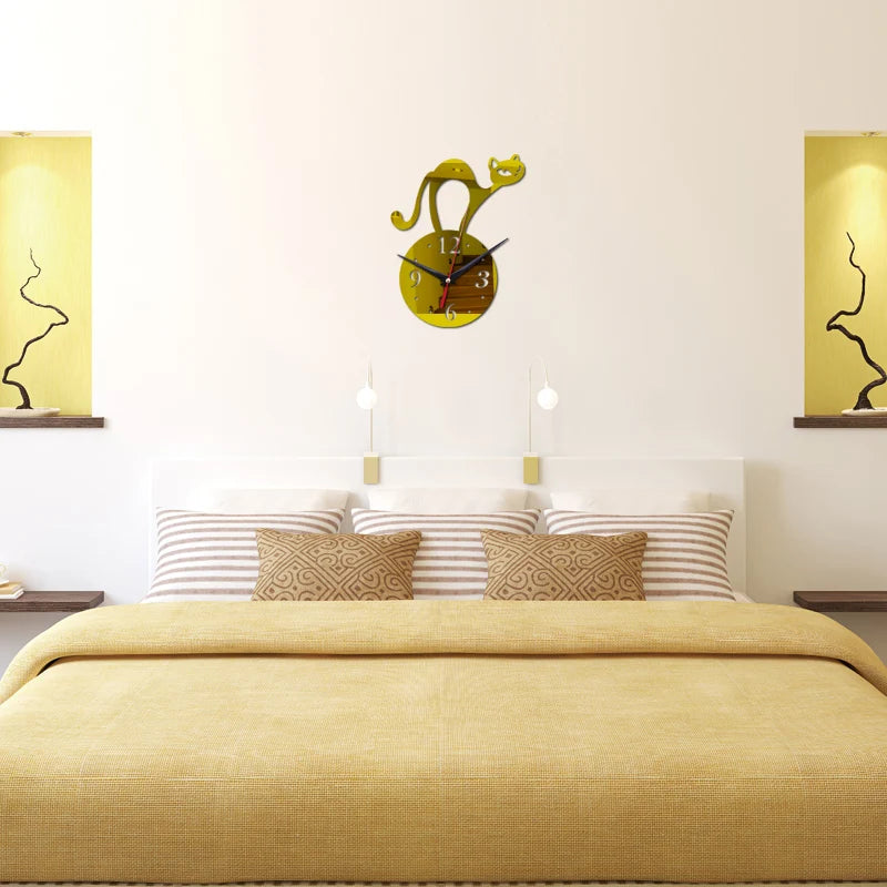clock clocks home decoration reloj de pared  sale wall mirorr modern design diy crystal sticker watch acrylic
