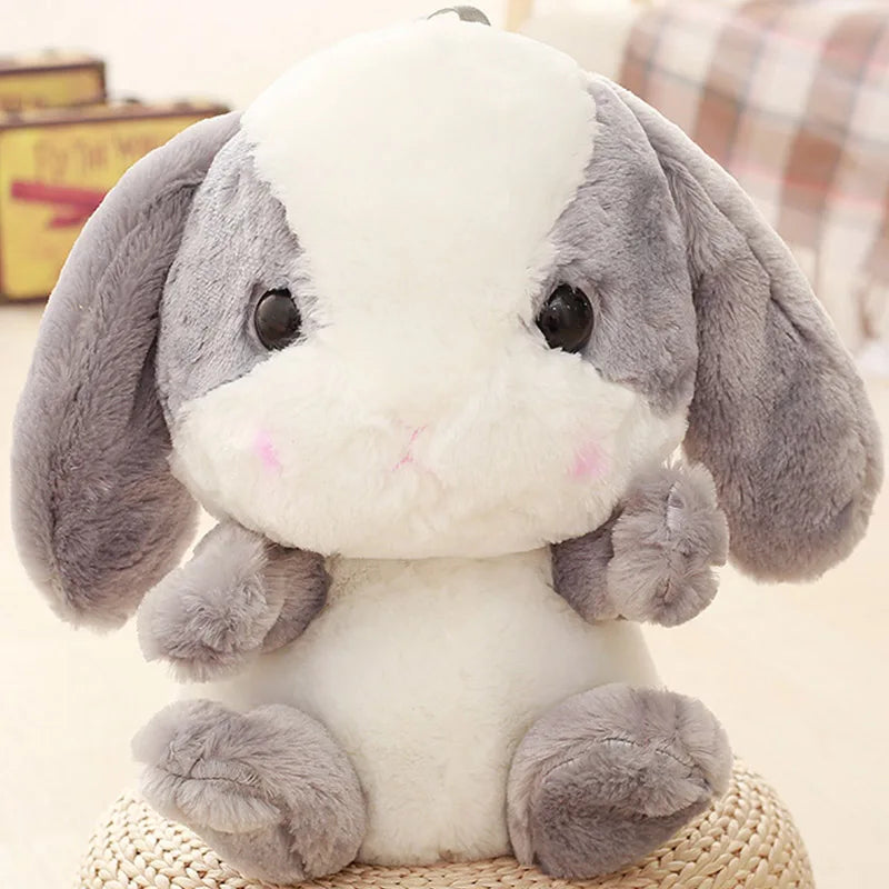 Wholesale cute cartoon rabbit shoulder bag shoulder bag furry toy backpack children's holiday gift Christmas gift