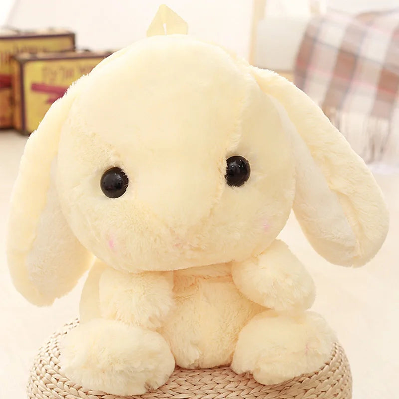 Wholesale cute cartoon rabbit shoulder bag shoulder bag furry toy backpack children's holiday gift Christmas gift