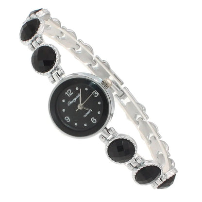 chaoyada women office ladies gold stainless steel luxury quartz wristwatch girls electronic waterproof bracelet watches