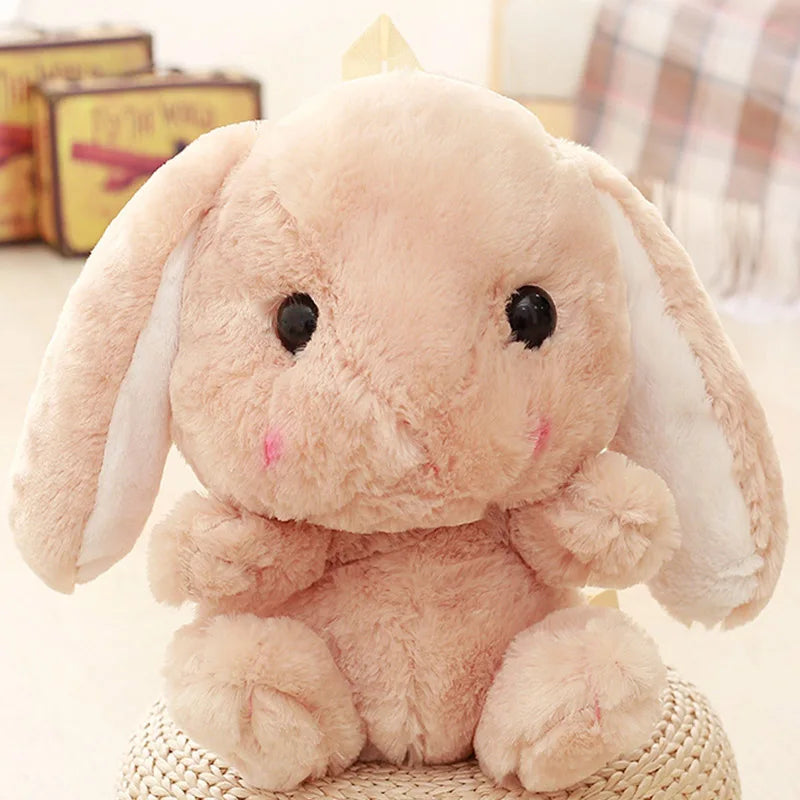 Wholesale cute cartoon rabbit shoulder bag shoulder bag furry toy backpack children's holiday gift Christmas gift